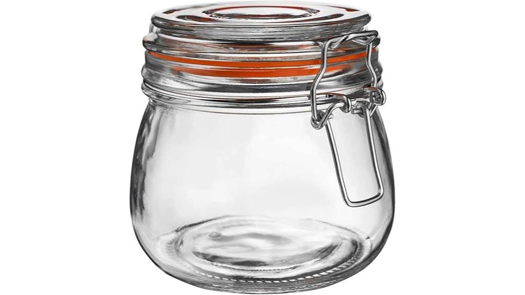twenty five ounce glass jars