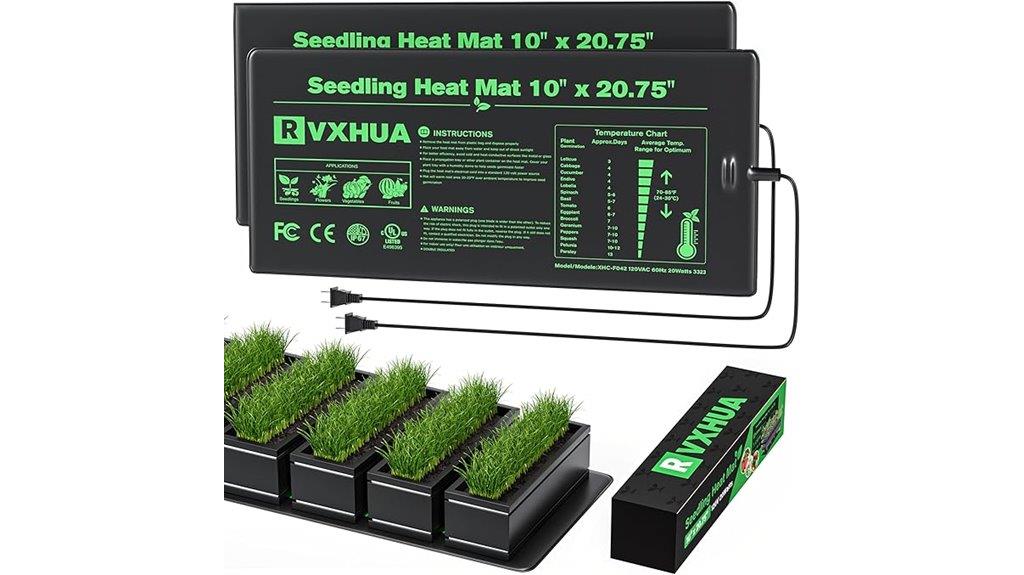 two pack seedling mats