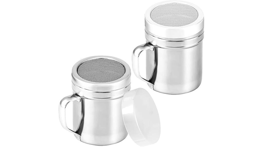 two piece sugar shaker