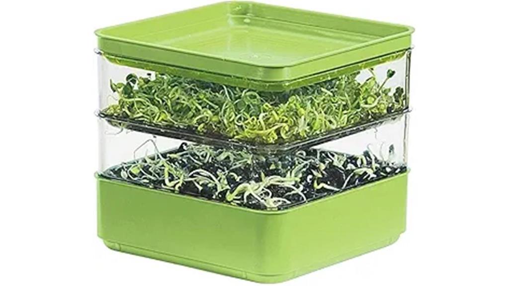 two tier seedling tray
