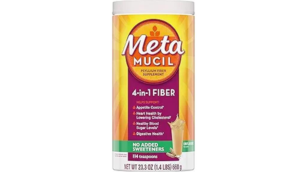 unflavored psyllium husk powder