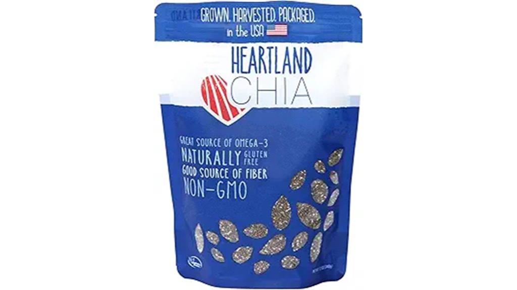 usa grown black chia seeds