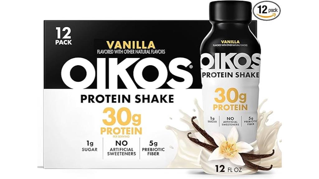 vanilla protein shake pack