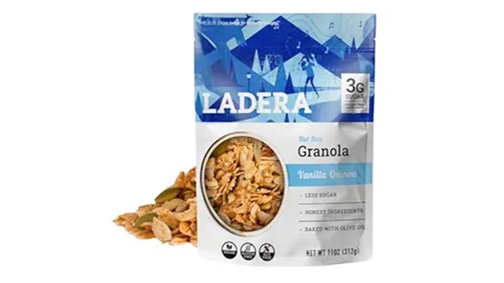 vanilla quinoa granola