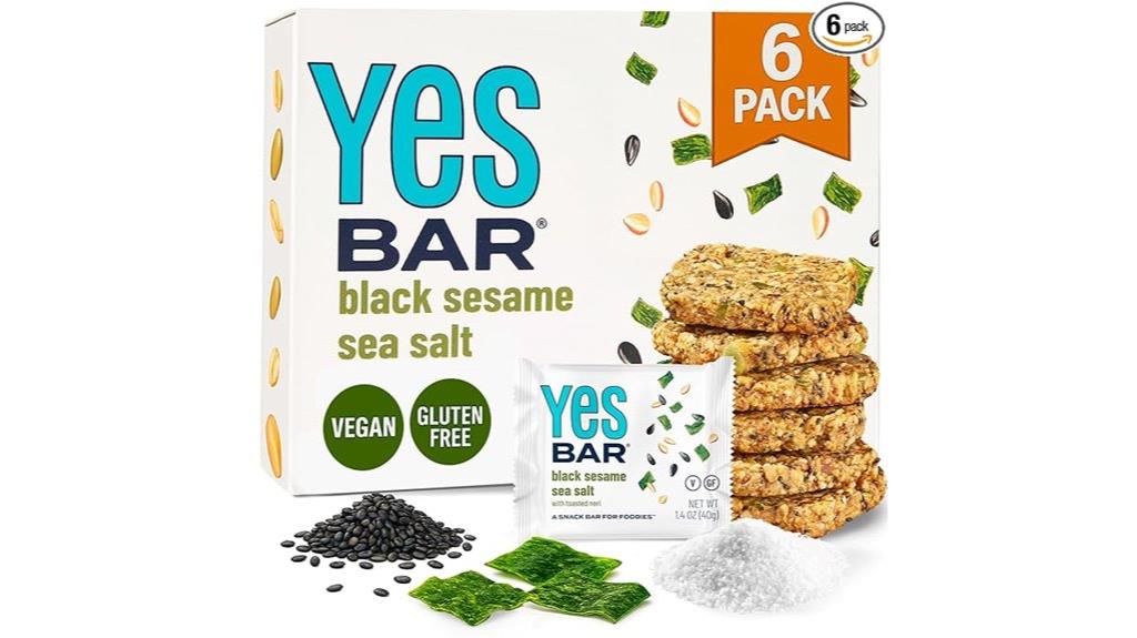 vegan black sesame bars