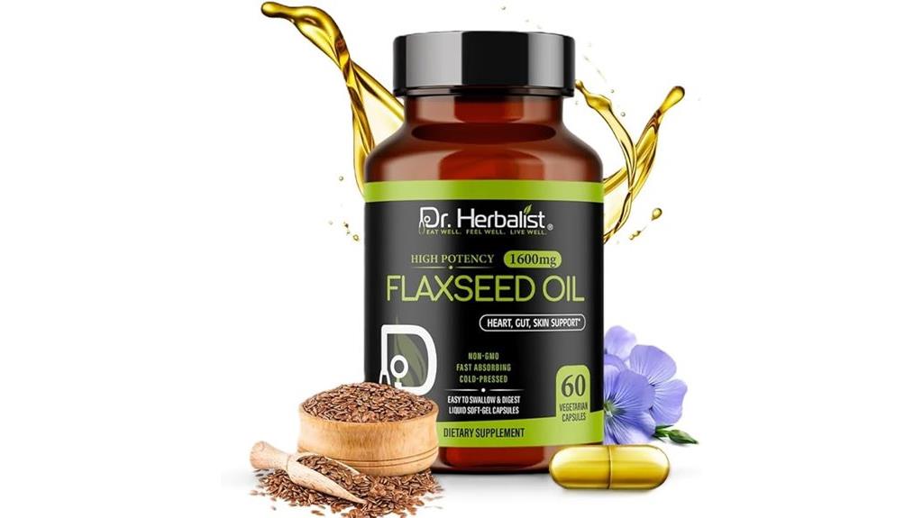 vegan flaxseed oil capsules