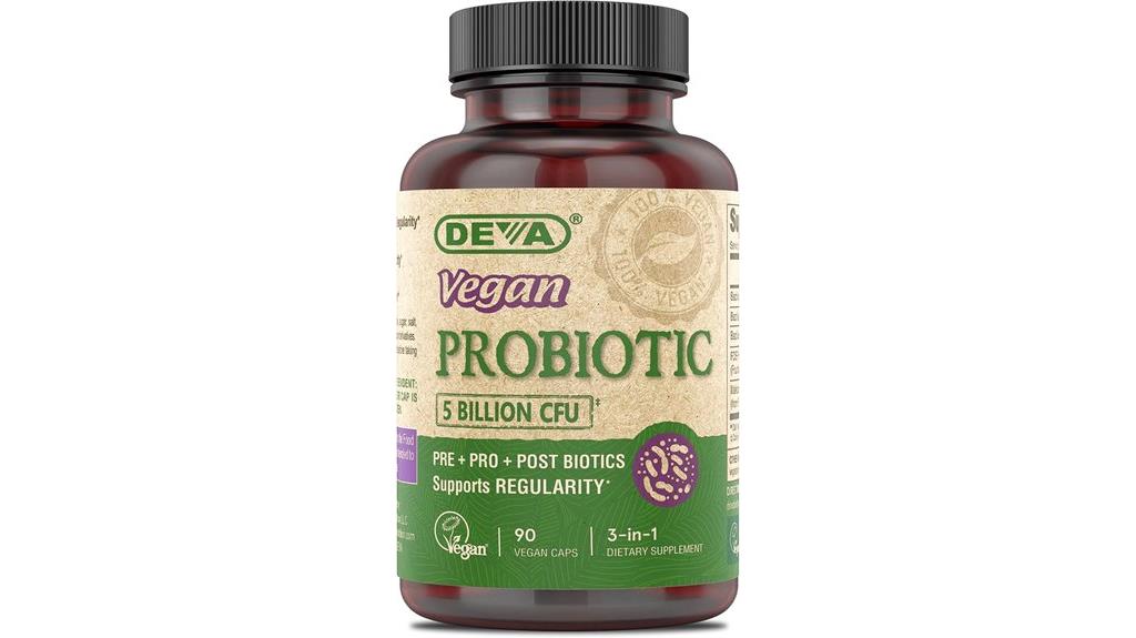 vegan probiotic supplement capsules