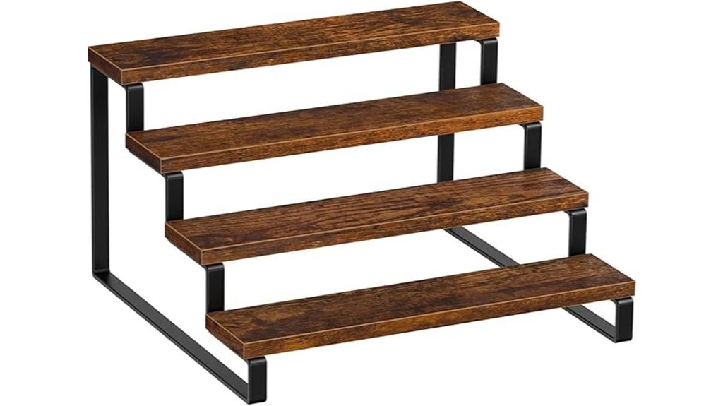wooden spice rack organizer
