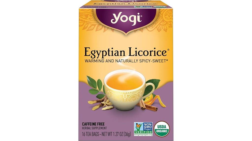 yogi egyptian licorice tea