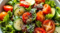 adding chia seeds enhances salads
