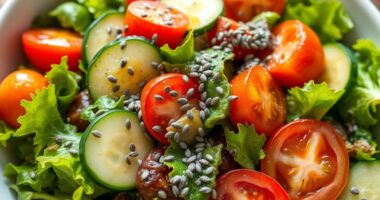 adding chia seeds enhances salads