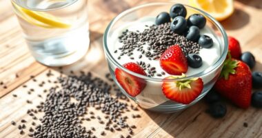 adding chia seeds healthily