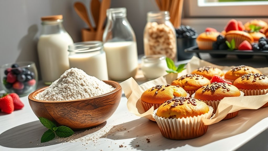 chia flour enhances baking