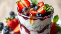 chia pudding parfait variations