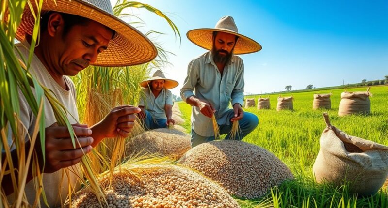 chia seed harvesting methods