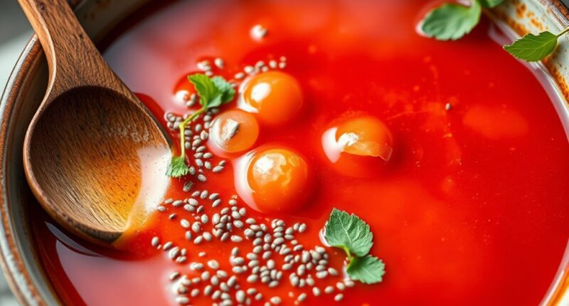 chia seeds as thickener