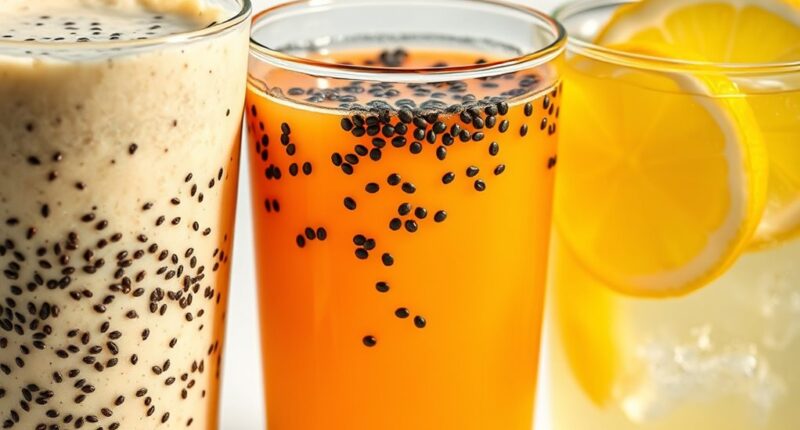 chia seeds beverage recipes