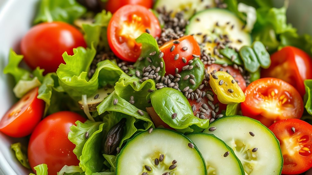 chia seeds boost salad nutrition