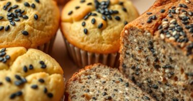 chia seeds in baked goods