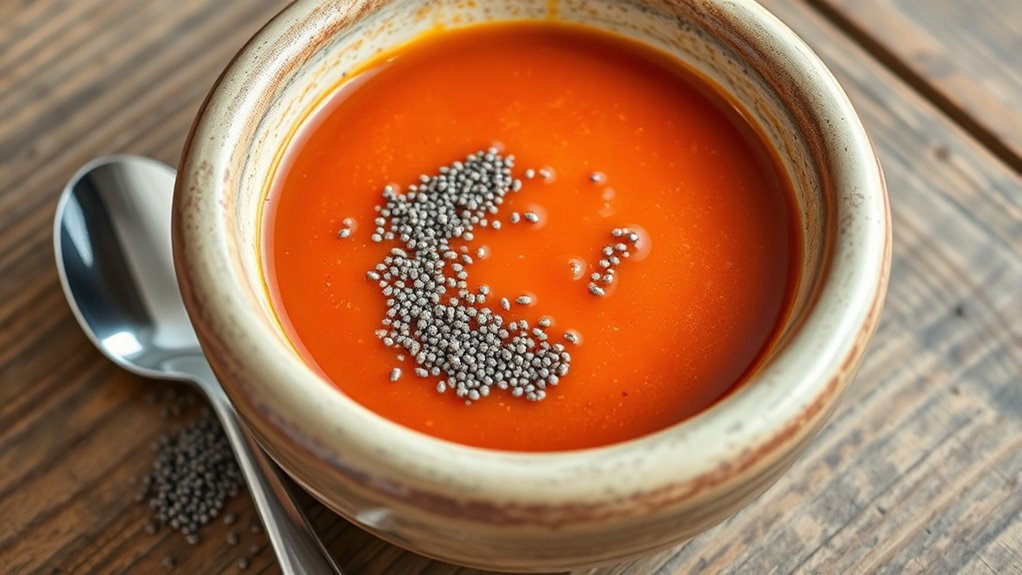 chia seeds naturally thicken dishes