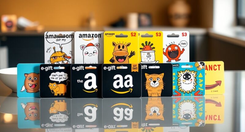 funny amazon gift cards