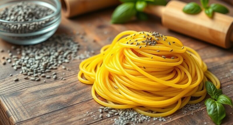 gluten free chia seed pasta