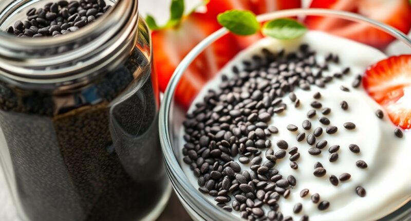 gradually incorporate chia seeds