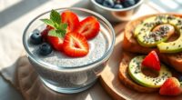 healthy chia seed breakfast