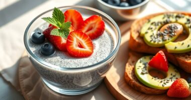 healthy chia seed breakfast