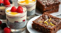 healthy chia seed desserts