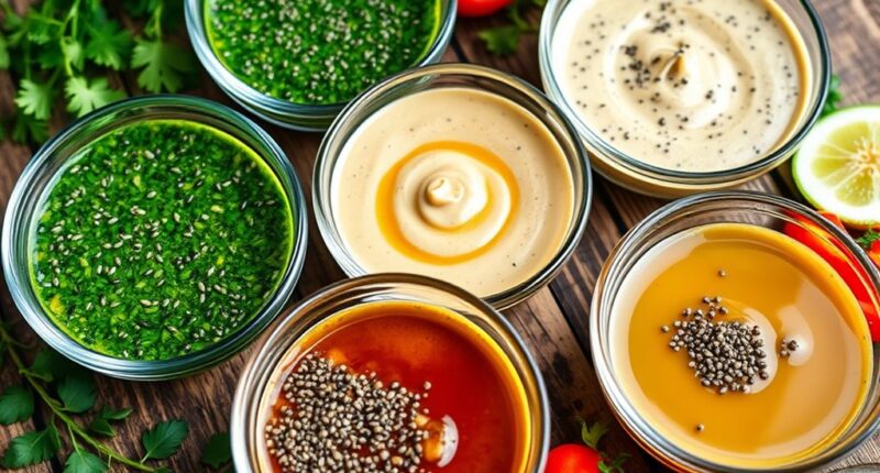 healthy flavorful seed dressings
