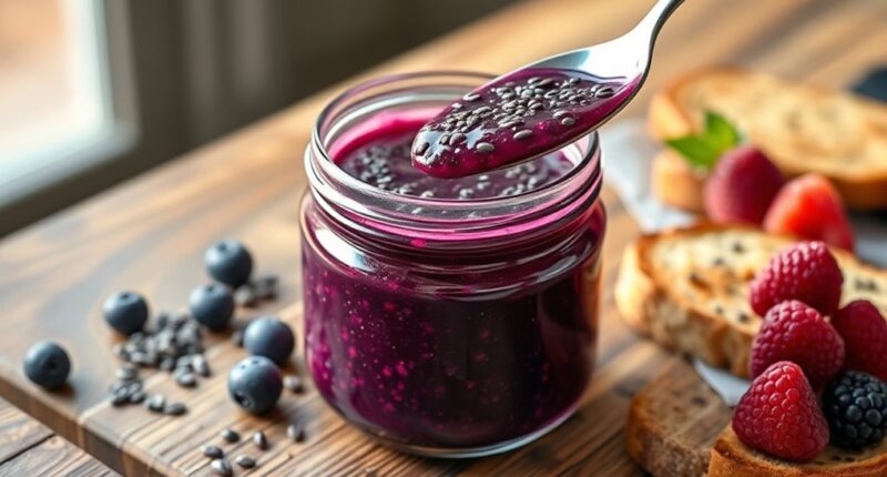 healthy fruit seed spread
