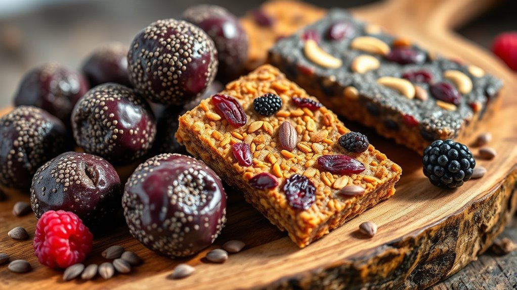 homemade healthy chia snacks