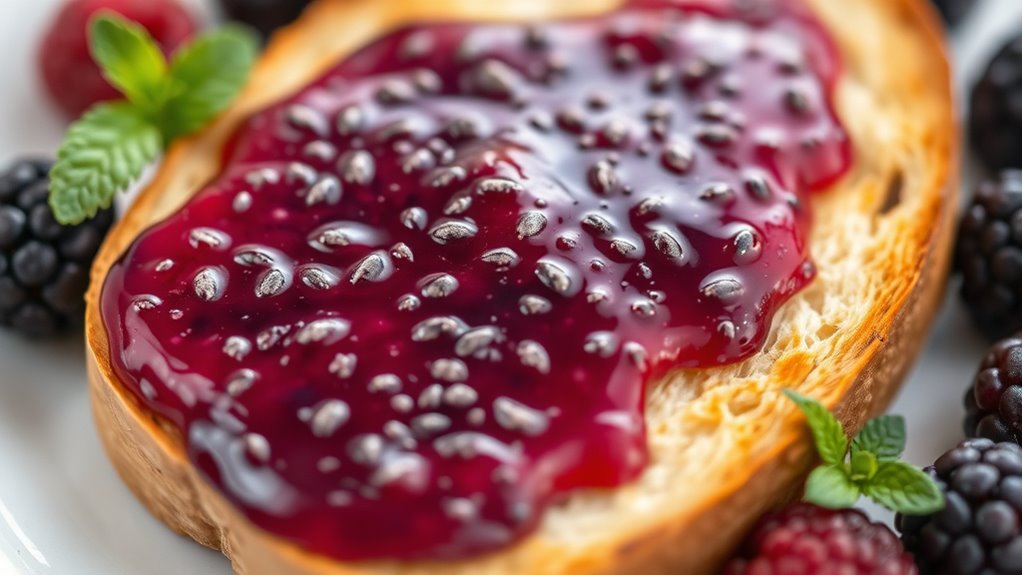 homemade nutritious fruit spread