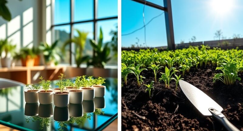 indoor outdoor chia gardening