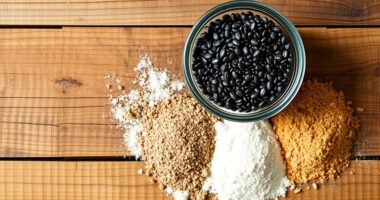 mixing chia with gluten free flours