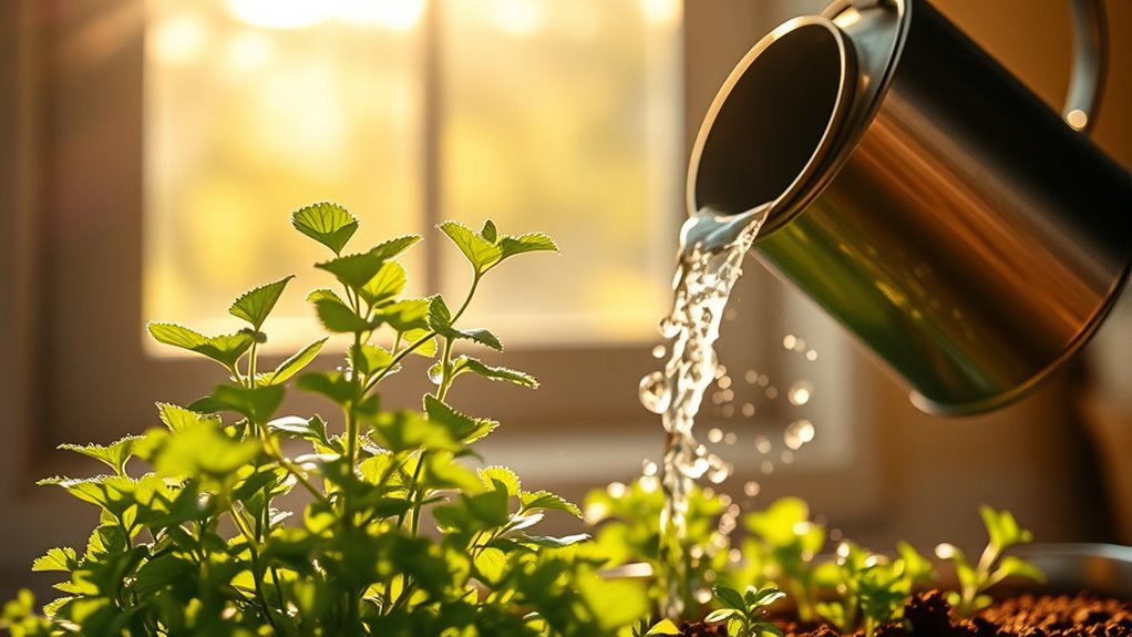 optimal soil and watering