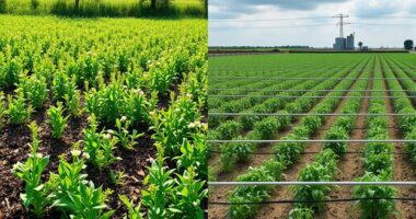 organic vs conventional farming