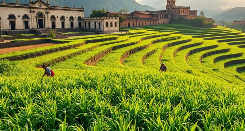 spanish colonization affected chia farming