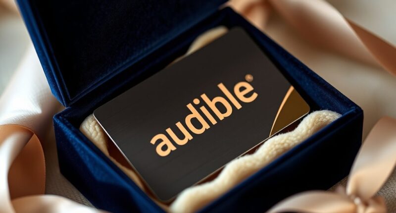 top audible premium gift options