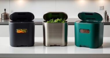 top electric kitchen compost bins
