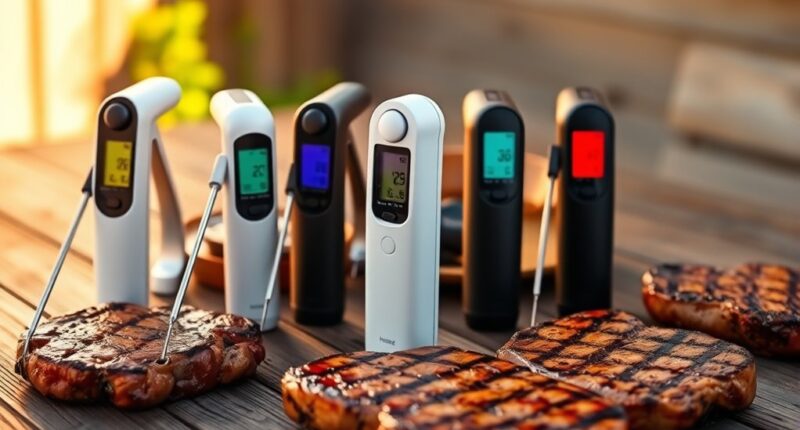 top grilling meat thermometers