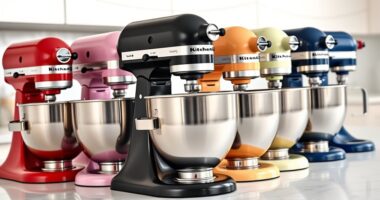 top kitchenaid mixer colors