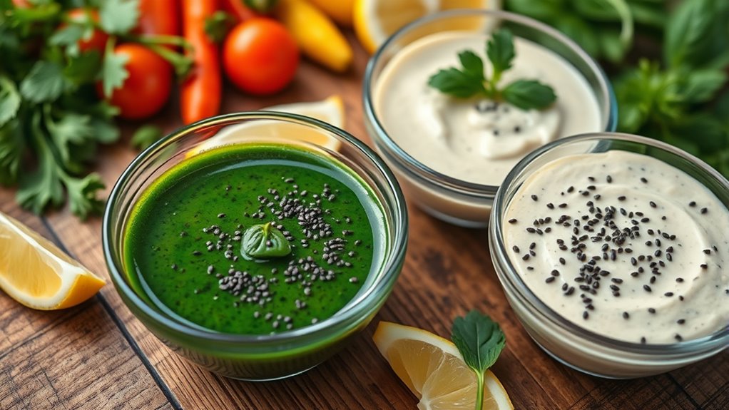 versatile nutritious chia dressings