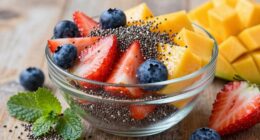 add chia seeds to fruit