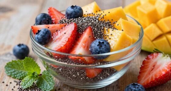 add chia seeds to fruit