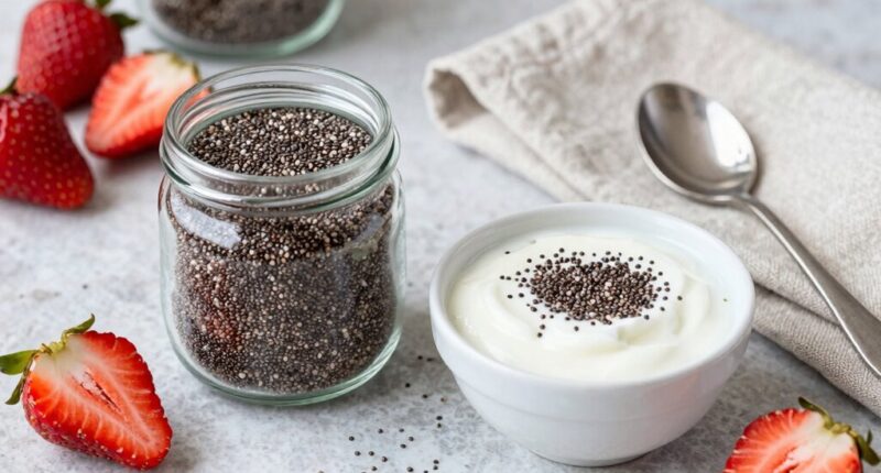 adding chia seeds easily