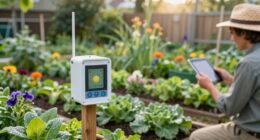 backyard growers monitor weather