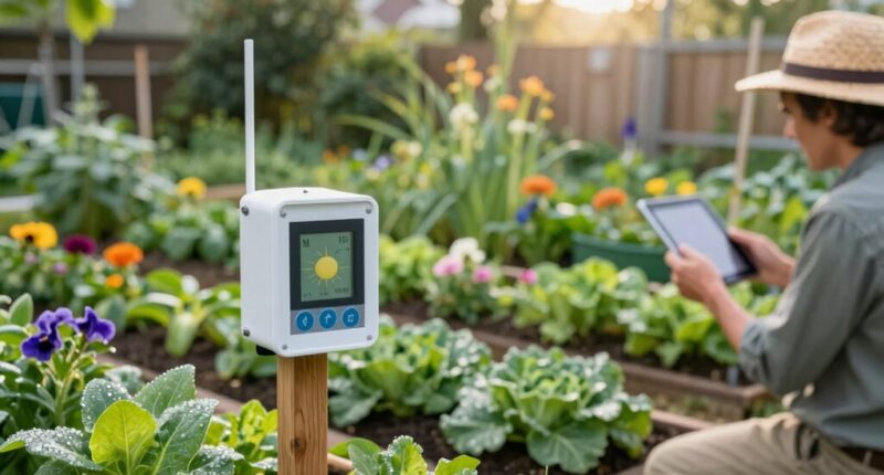 backyard growers monitor weather