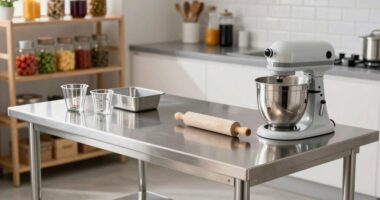 bakery prep table essentials